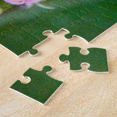 Schöne rosa und weiße Blume Puzzle (Seite)