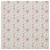 Schöne rosa und weiße Blume Stoff (Muster)