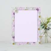 Schöne rosa und weiße Milchsorten 8,5 x 11 (Stehend Vorderseite)