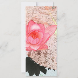 schöne rosa Wasserlilie Blume Foto Kunst