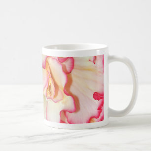 Schöne rosa-weiße Begonia-Blume Kaffeetasse