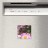 schöne rosa wilde Rose Blume Hochzeit speichern da Magnet (In Situ (Geschirrspüler))