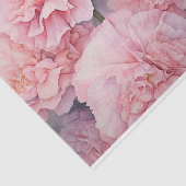 Schöne rosafarbene Blumengarnitur Kunst, Dichtung  Seidenpapier (Ausschnitt)