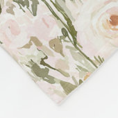 Schöne rosafarbene Blüten Fleecedecke (Ecke)