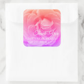 Schöne Rose Blosso Foto Bridal Dusche Sticker (Tasche)
