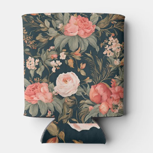 Schöne Rose Blume Dosenkühler (Rückseite)