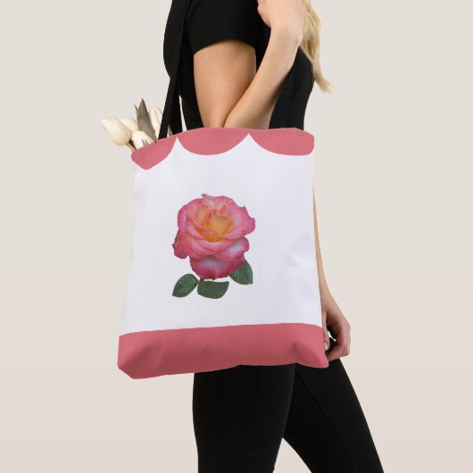 Schöne Rose Blume Tasche (Von Nahem)