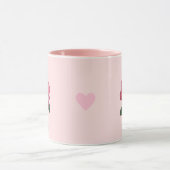 Schöne Rose Blume Tasse (Zentrum)