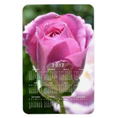 Schöne Rose Bud Calendar Magnet (Vertikal)