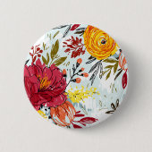 Schöne Rose Button (Vorderseite)