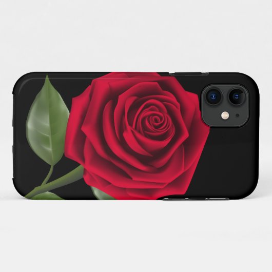 Schöne Rose Case-Mate iPhone Hülle (Rückseite (Horizontal))