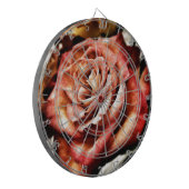 Schöne Rose Dartscheibe (Vorderseite Links)