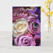 Schöne Rose drucken Hochzeitskarte Karte (Gelbe Blume)