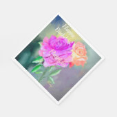 Schöne Rose Essentials für Besondere Anlässe Serviette (Ecke)