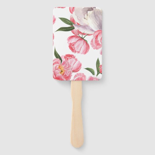 Schöne Rose Fächer (Rückseite)