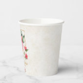 Schöne Rose Garden Budget Hochzeit Pappbecher (Links)