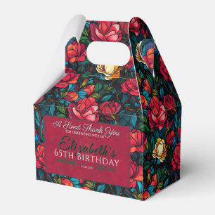 Schöne Rose Geburtstag Gefallen Box für Teen Birth Geschenkschachtel