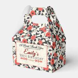 Schöne Rose Geburtstags-Gefälligkeitsbox für Frühj Geschenkschachtel