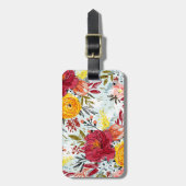 Schöne Rose Gepäckanhänger (Vorderseite vertikal)