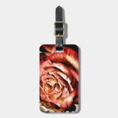 Schöne Rose Gepäckanhänger (Vorderseite vertikal)