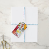 Schöne Rose Geschenkanhänger (Mit Garn)