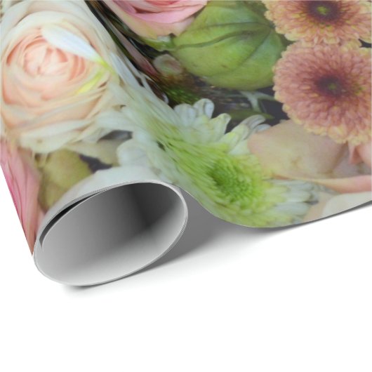 Schöne Rose Geschenkpapier (Rolleneckpunkt)