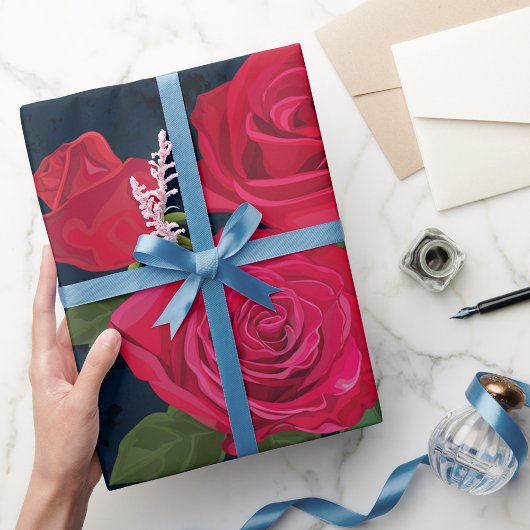 Schöne Rose Geschenkpapier