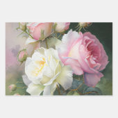 Schöne Rose Geschenkpapier Set (Vorderseite 3)