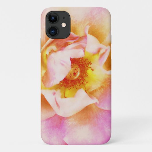 Schöne Rose Gold Pink Art Phone Case (Rückseite)