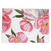 Schöne Rose Große Geschenktüte (Rückseite)