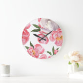 Schöne Rose Große Wanduhr (Zuhause)