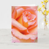 Schöne Rose Grußkarte Karte (Gelbe Blume)