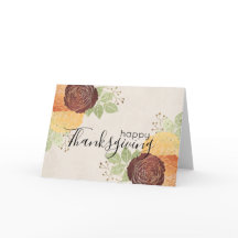 Schöne Rose im Herbst - Glückwunschkarte