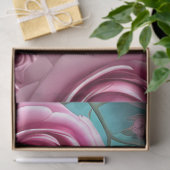 Schöne Rose im Vintagen Look Seidenpapier (Geschenk)