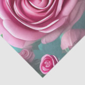 Schöne Rose im Vintagen Look Seidenpapier (Detail)