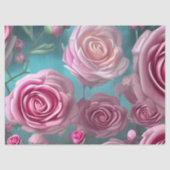 Schöne Rose im Vintagen Look Seidenpapier (Vorderseite)