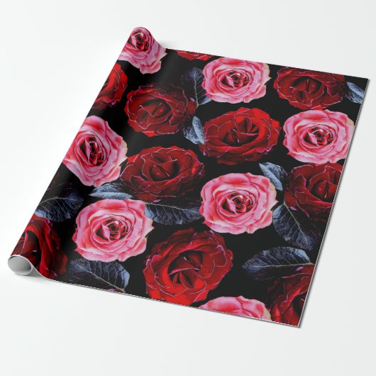 Schöne Rose in Bloom Geschenkpapier (Ungerollt)