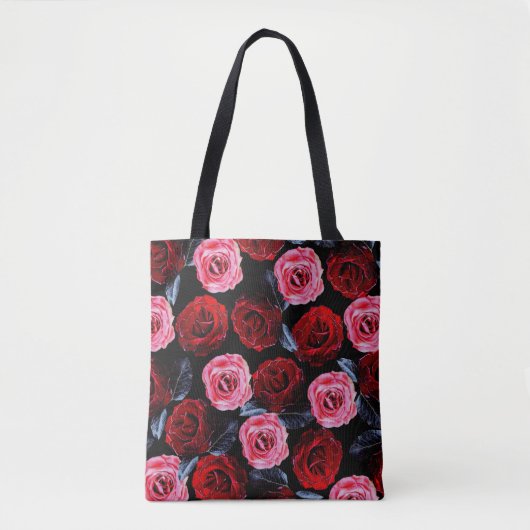 Schöne Rose in Bloom Tasche (Vorderseite)