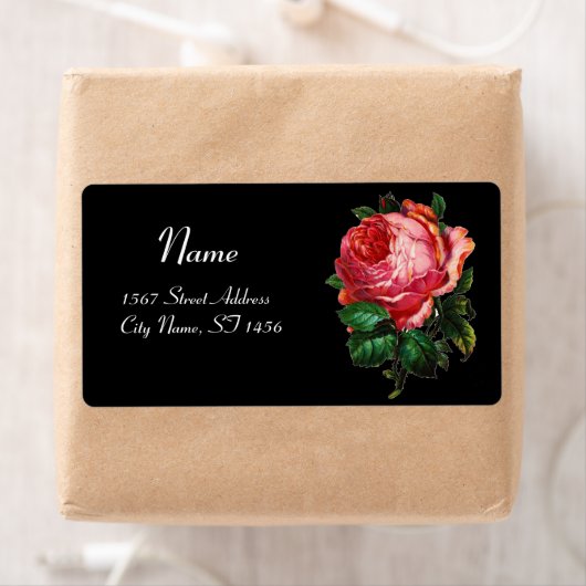 SCHÖNE ROSE IN SCHWARZ (Insitu)