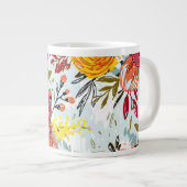 Schöne Rose Jumbo-Tasse (Vorderseite Rechts)