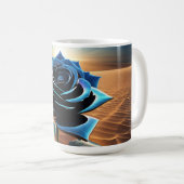 Schöne Rose Kaffeetasse (VorderseiteRechts)