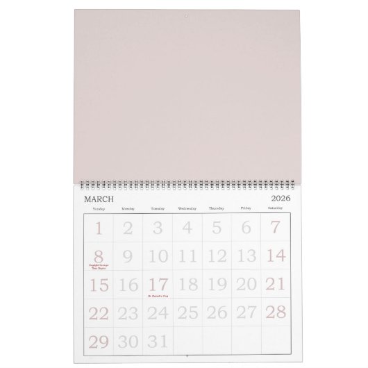 Schöne Rose Kalender (Mär 2026)