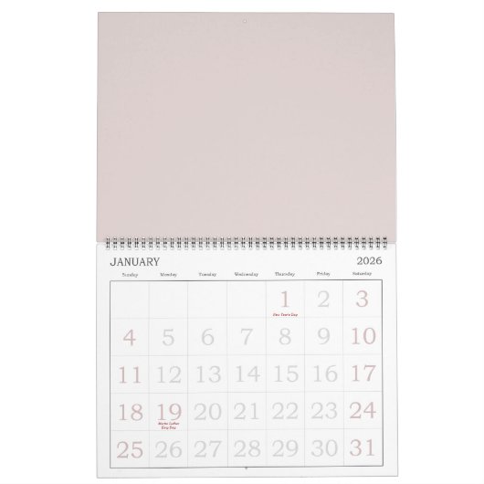 Schöne Rose Kalender (Jan 2026)