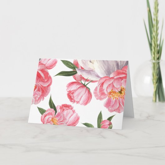 Schöne Rose Karte (Vorderseite)