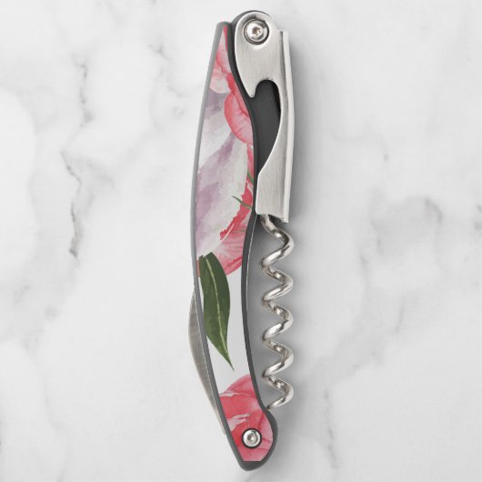 Schöne Rose Kellnermesser (Rückseite)