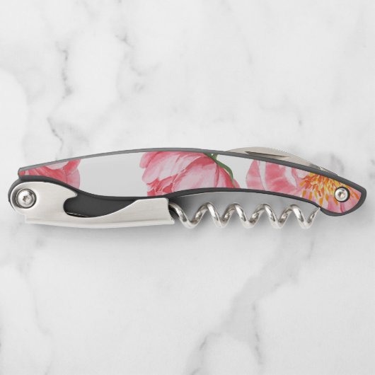 Schöne Rose Kellnermesser (Vorderseite)