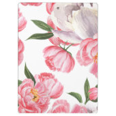 Schöne Rose Klemmbrett (Rückseite)