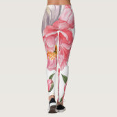 Schöne Rose Leggings (Rückseite)
