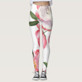 Schöne Rose Leggings (Vorderseite)