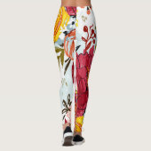 Schöne Rose Leggings (Rückseite)